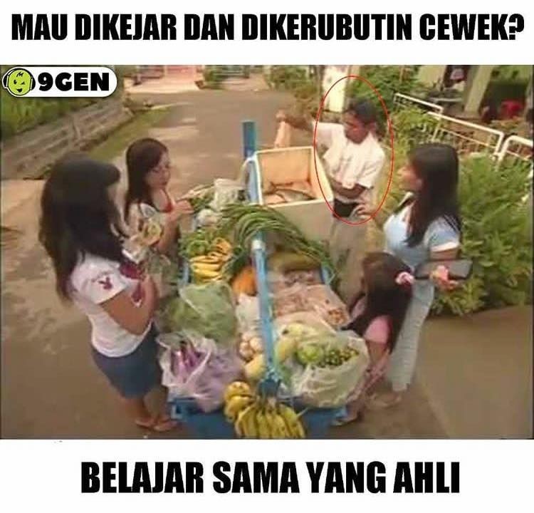 Meme Hebatnya tukang sayur di Indonesia